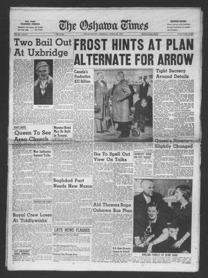 The Oshawa Times, 3 Mar 1959, p. 12 .